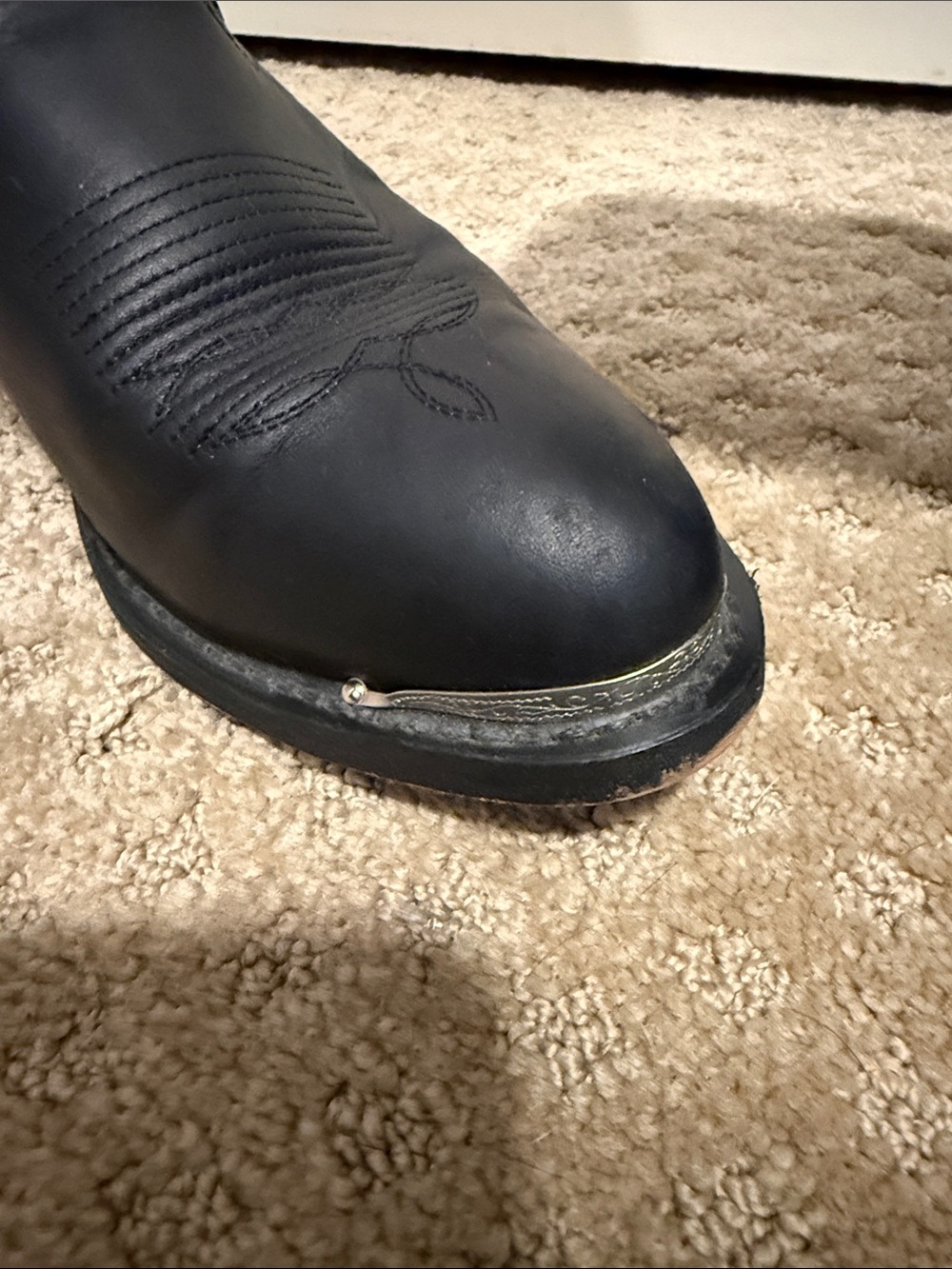 Women’s black cowboy boots - Shyanne - Picture 6 of 6